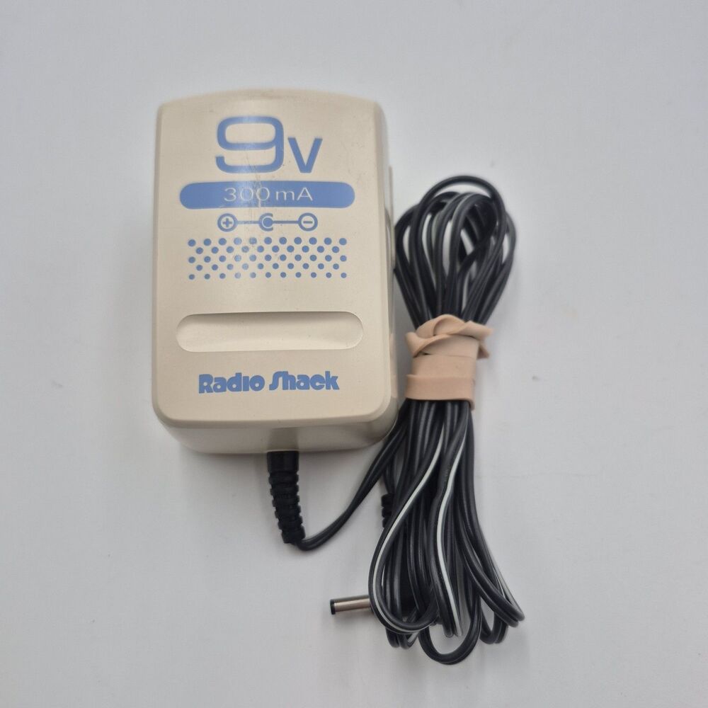 Radio Shack 9V 300mA AC Power Adapter Cat. No. 273-1767a 6W Class 2